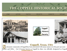 Tablet Screenshot of coppellhistoricalsociety.org